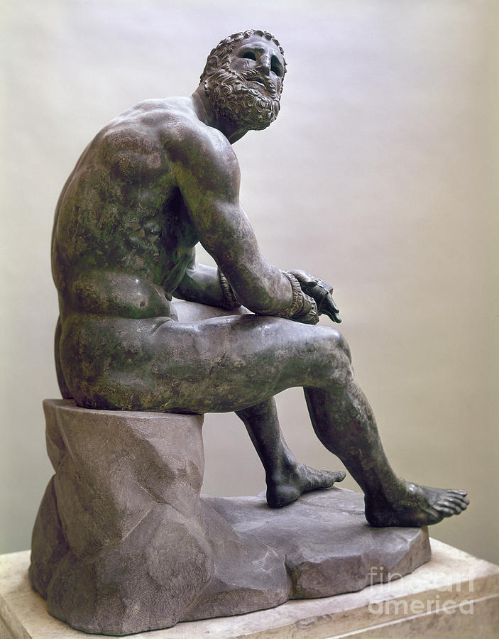 Rome Boxer Sculpture Sculpture by Granger