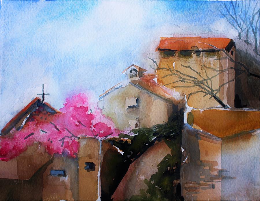 Architecture Painting - Rome by Palantine Hill by Mindy Newman