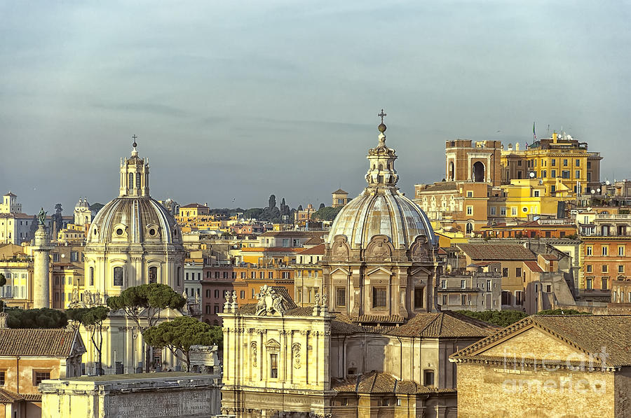 Architecture Photograph - Rome Cityscape by Antony McAulay