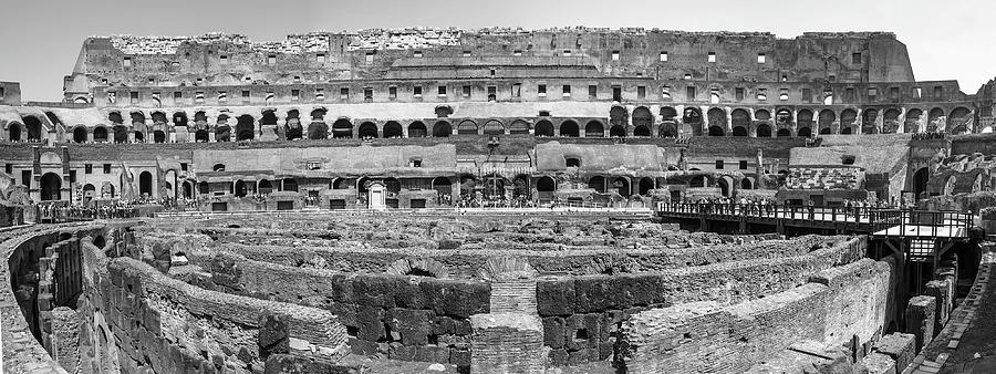 Rome Colosseum Day Inside  Photograph by John McGraw