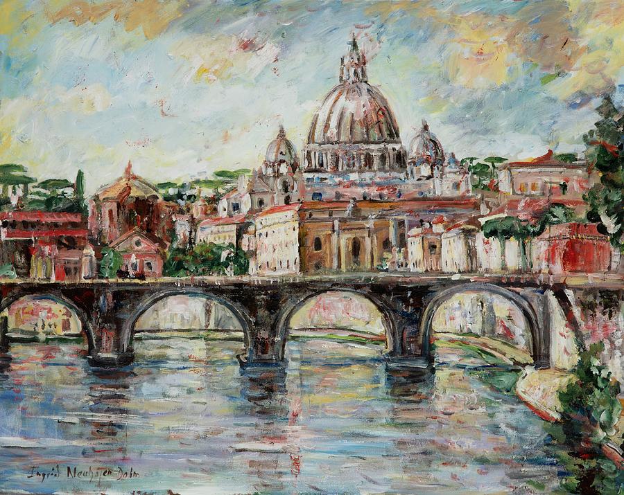 Rome Painting by Ingrid Dohm