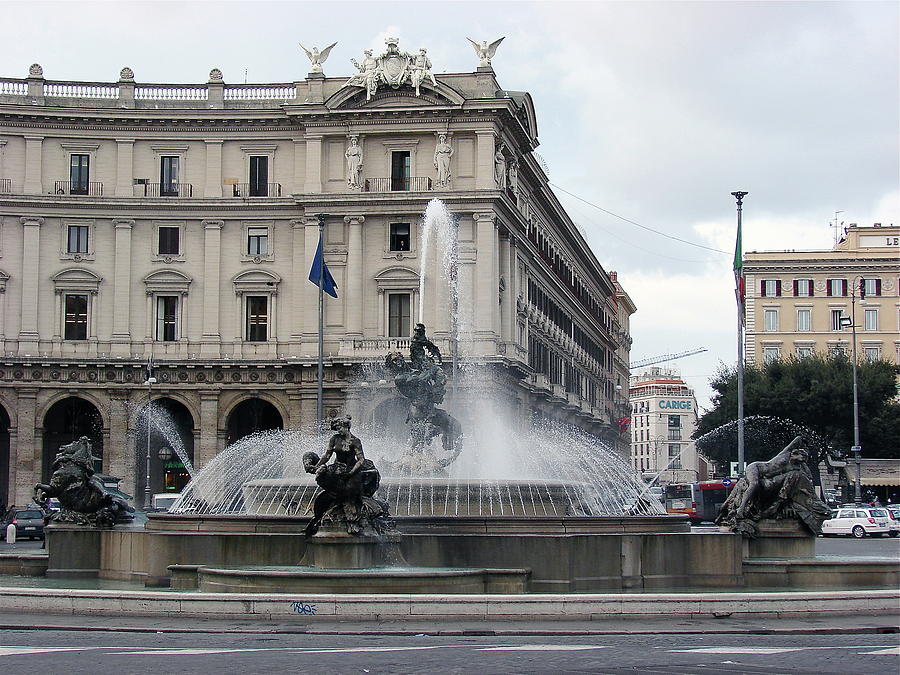 Rome Italy Fountain Photograph