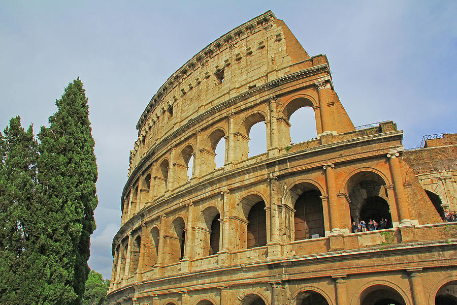 Rome, Italy - The Colosseum Photograph by Richard Krebs