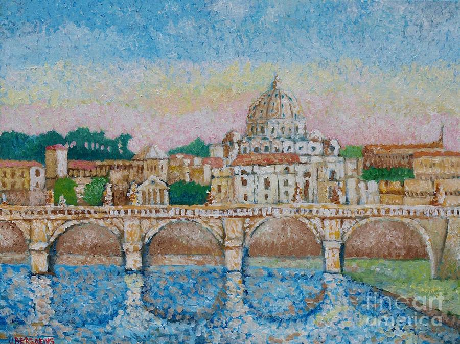Rome Painting by Jean Pierre Bergoeing