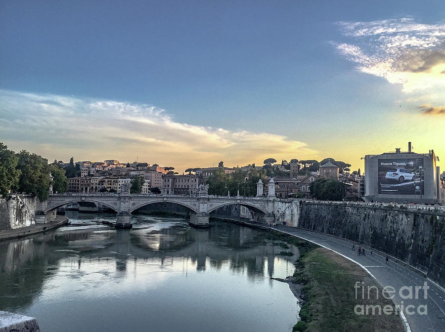 Bridge Photograph - Rome by Joseph Yarbrough