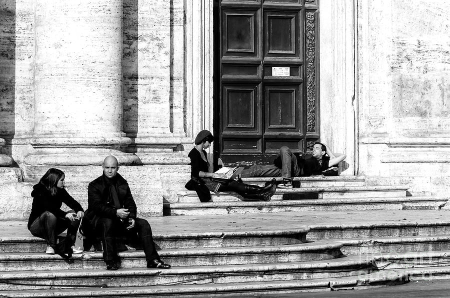 City Photograph - Rome Lazy Day by John Rizzuto