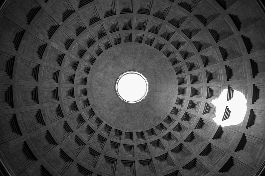 Rome Pantheon Dome  Photograph by John McGraw
