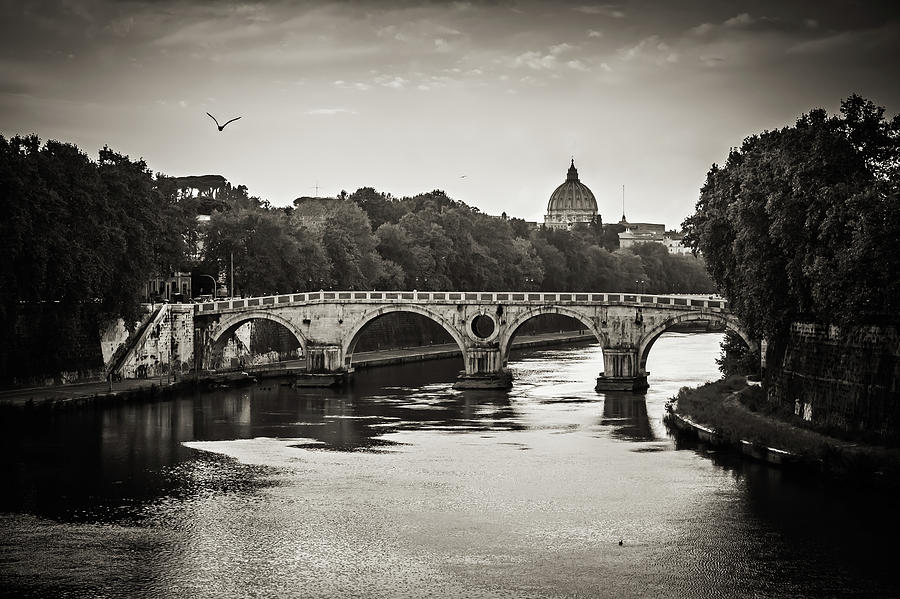Rome - Ponte Sisto Bridge Photograph by Alexander Voss