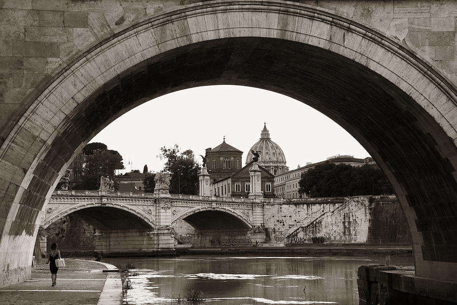 Rome River Tiber Photograph by Songquan Deng