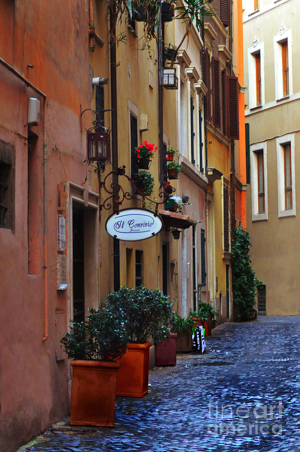 Rome Side Street Photograph by Eric Liller