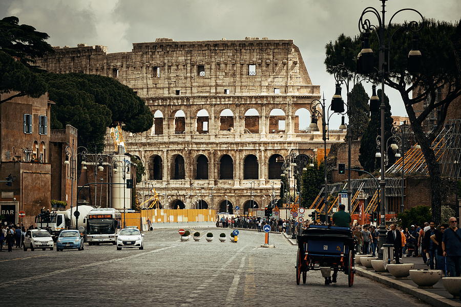 Rome Street View Photograph by Songquan Deng