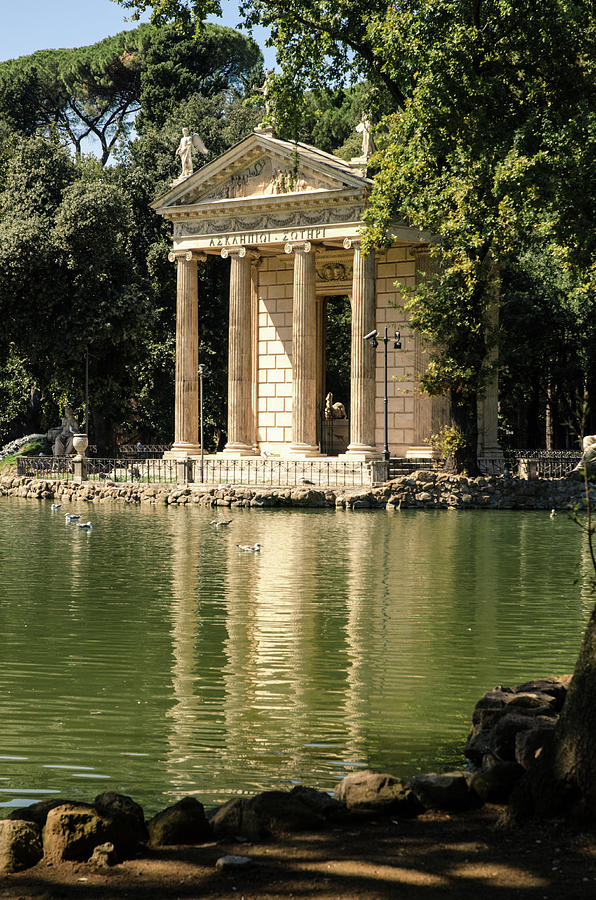 Rome - Temple of Aesculapius 2 Photograph by AM FineArtPrints