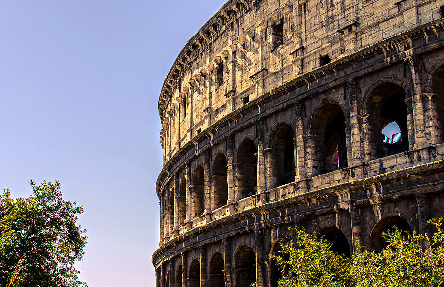 Architecture Photograph - Rome - The Colosseum - HDR by AM FineArtPrints
