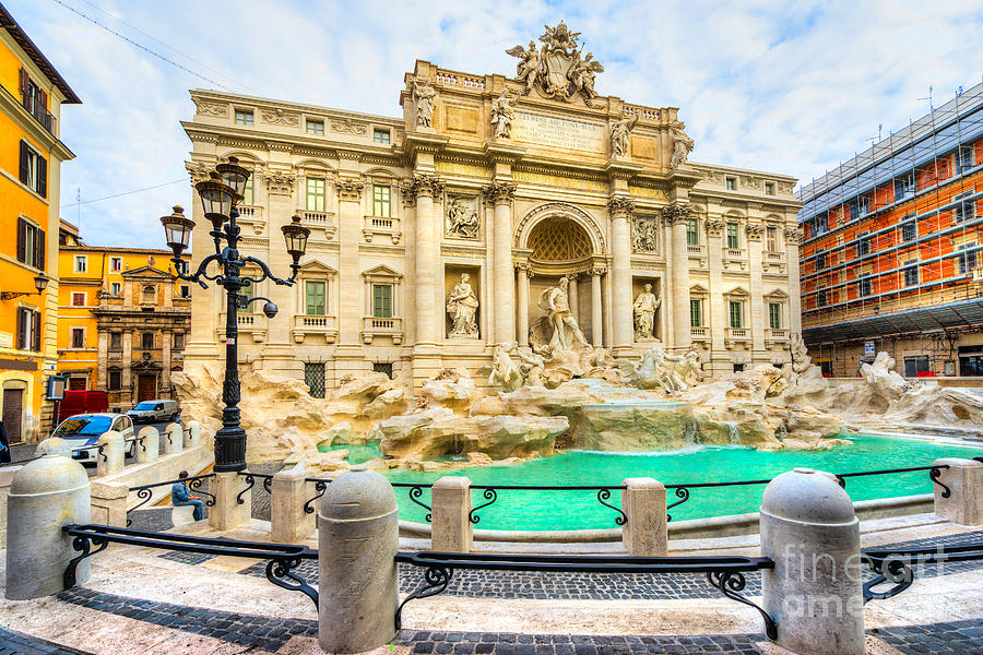 Rome - Trevi Fountain - Italy Photograph by Luciano Mortula