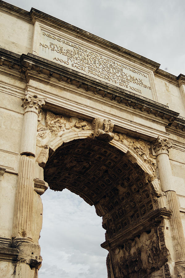 Rome Triumphal Arch Photograph by Pati Photography
