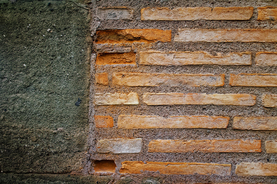 Rome Wall Texture Photograph by Adam Rainoff