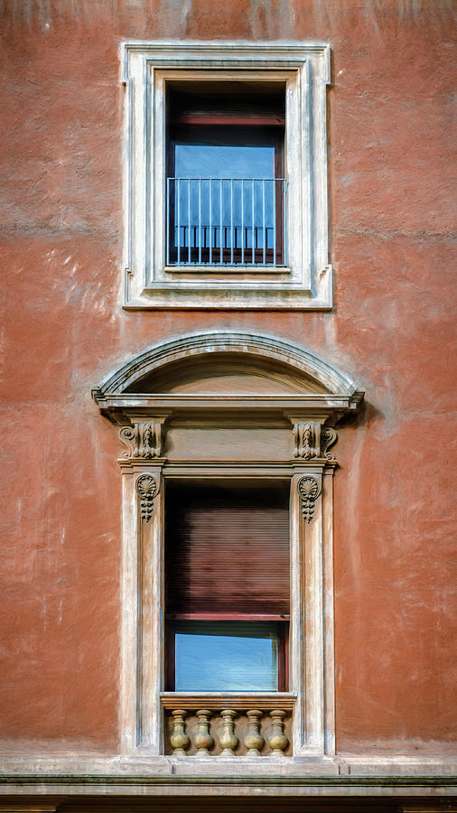 Rome Windows and Balcony Photograph by Joan Carroll