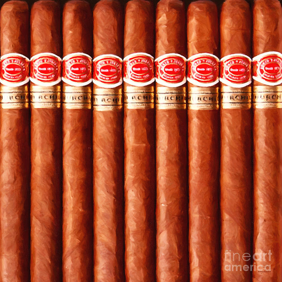 Romeo y Julieta Churchill Cigars 20150829 square Photograph by Wingsdomain Art and Photography