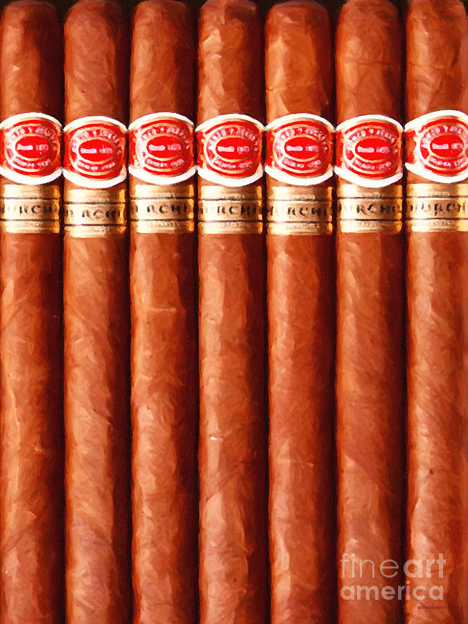 Romeo y Julieta Churchill Cigars 20150829 vertical Photograph by Wingsdomain Art and Photography