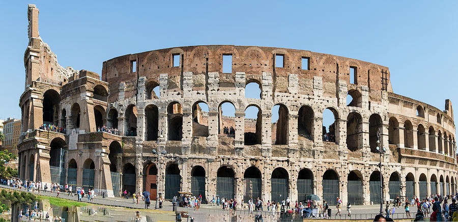 Romes Colosseum Photograph by Richard Henne