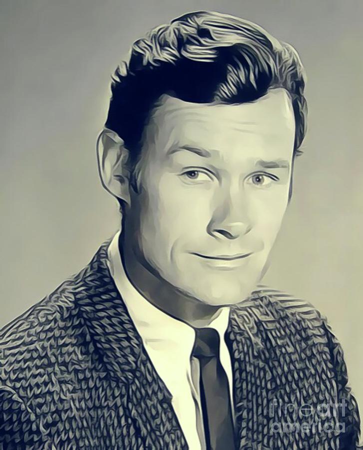 Hollywood Digital Art - Ron Hayes, Vintage Actor by Esoterica Art Agency