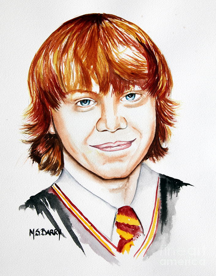 Ron Weasley Painting by Maria Barry