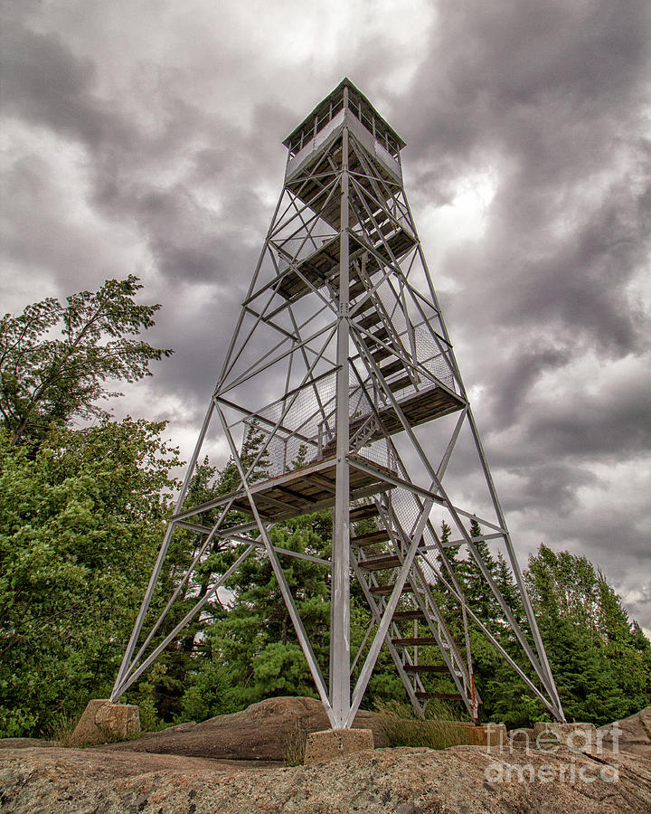 Ronadaxe Firetower Photograph by Rod Best