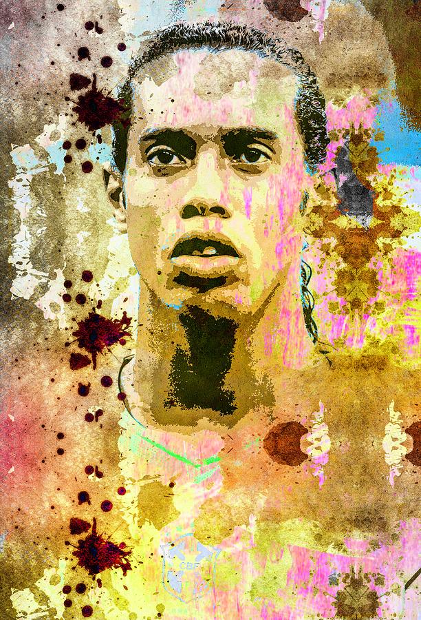 Ronaldinho Gaucho Mixed Media