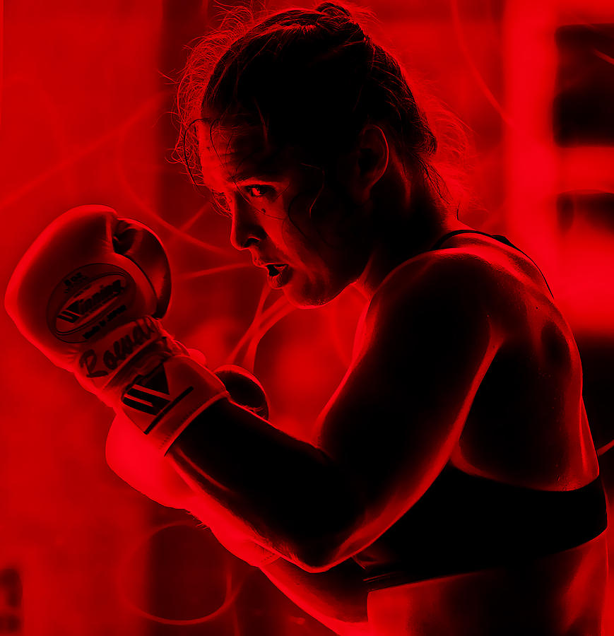 Ronda Jean Rousey MMA Mixed Media by Marvin Blaine