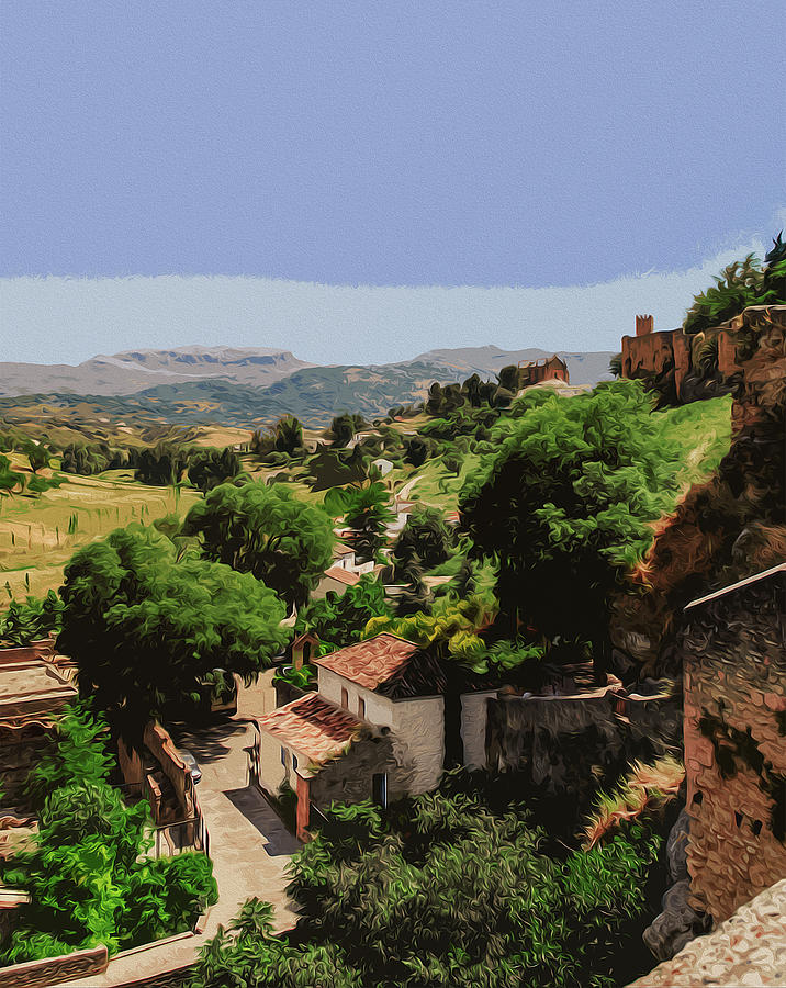 Ronda, Southern Spain Painting by AM FineArtPrints