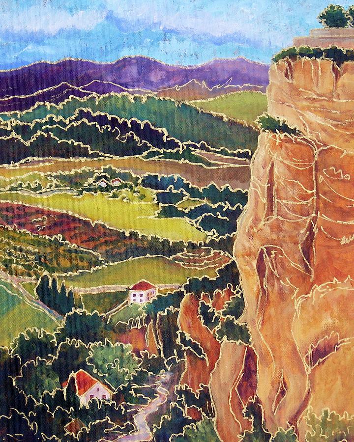 Ronda Valley Painting by Candy Mayer