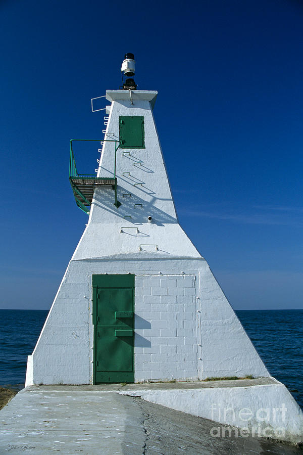 Rondeau Lighthouse Photograph by John Harmon