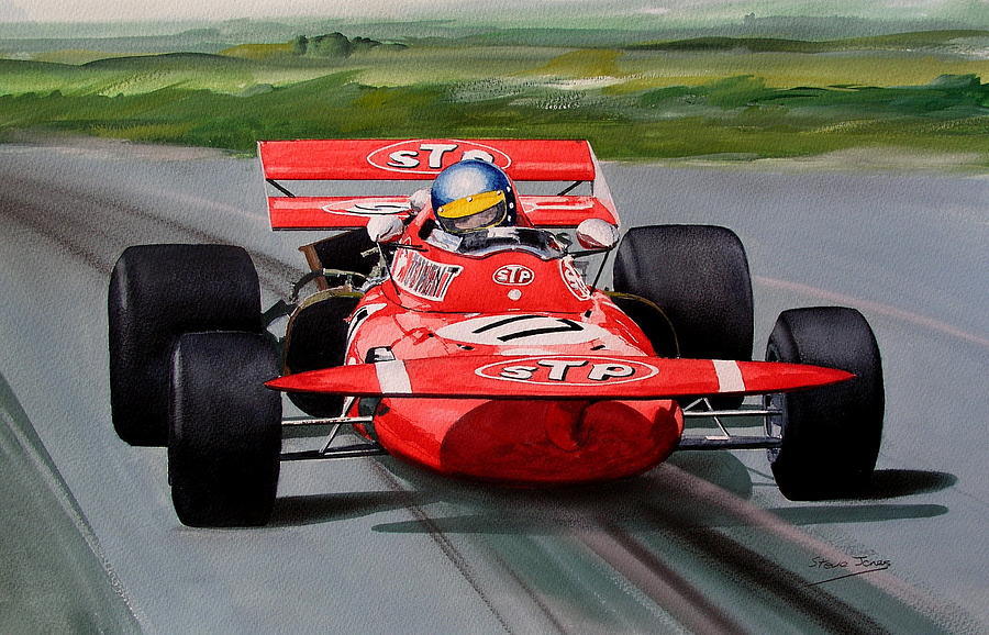 Ronnie Peterson Painting by Steve Jones