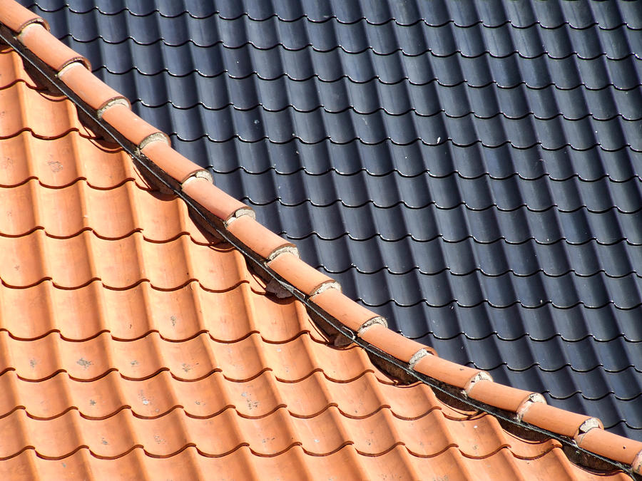 Roof Tiles Photograph by Helen Jackson