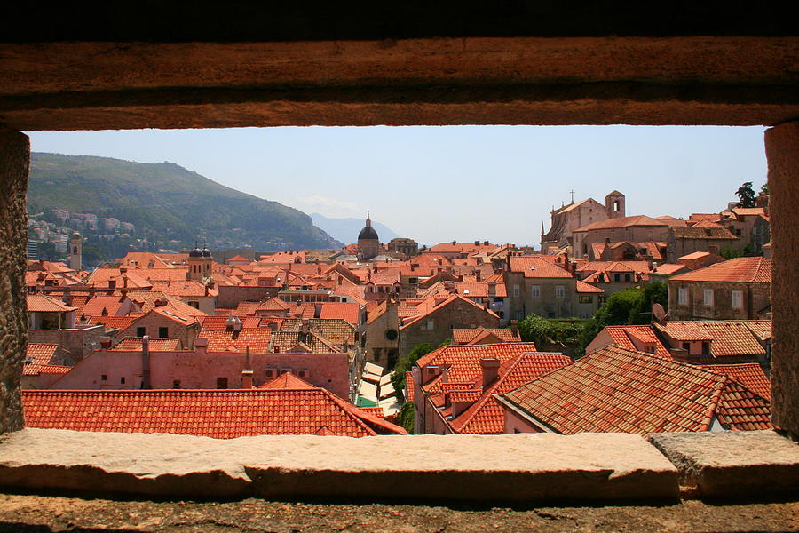 Roof Top View of Old Dubrovnik from Inside the Wall by Laurel Talabere Roof Top View of Old Dubrovnik from Inside the Wall by Laurel Talabere
