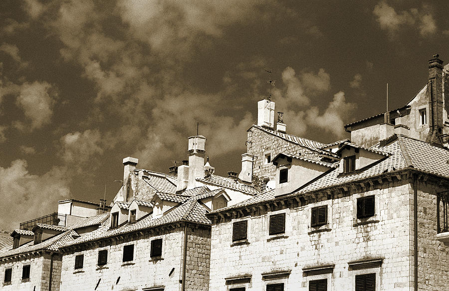 Roof Tops of Dubrovnik Photograph by Terence Davis