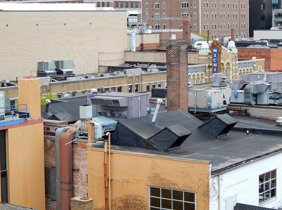 Roofs of Ann Arbor Photograph by Phil Perkins