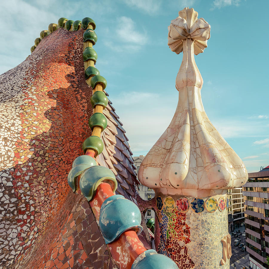 Barcelona Photograph - Rooftop Magic by Slow Fuse Photography