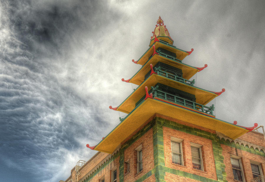 Rooftop Pagoda Photograph by Michael Kirk
