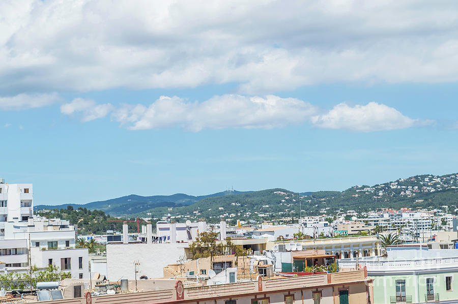Rooftops Of Ibiza 1 Photograph by Steve Purnell
