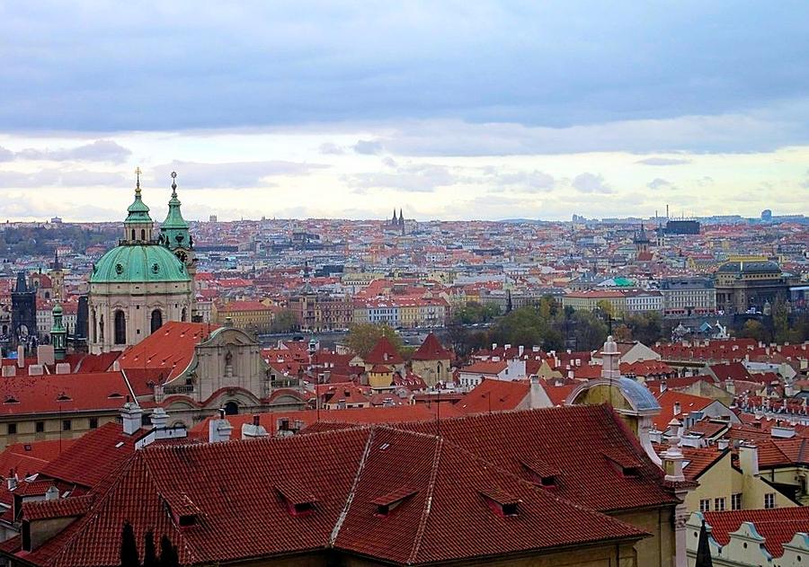 Rooftops of Prague Photograph by Betty Buller Whitehead