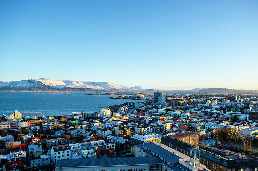Rooftops of Reykjavik Iceland Photograph by Deborah Smolinske