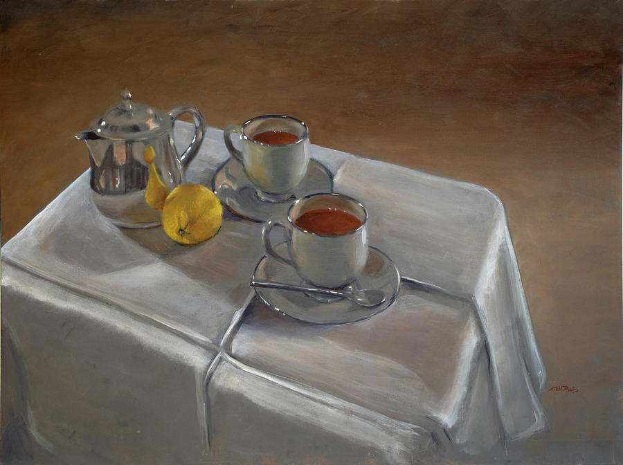 Rooibos For Two Painting by Christopher Reid