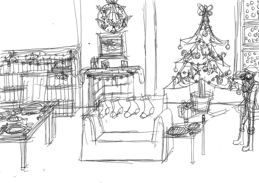Room for Christmas Drawing by Artists With Autism Inc | Fine Art America