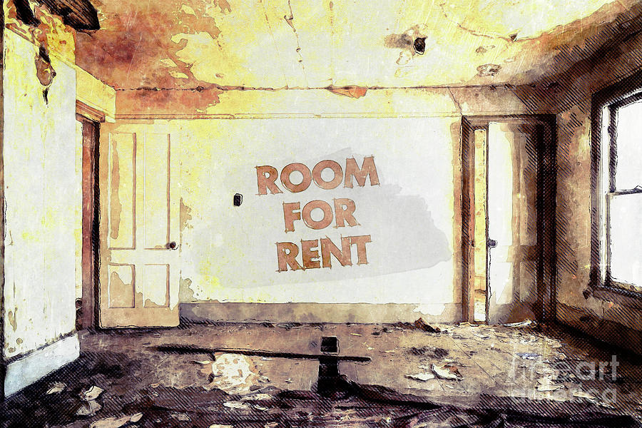 Room For Rent Digital Art by Phil Perkins