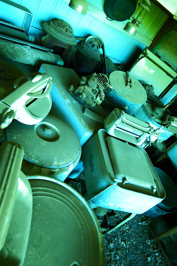 Room Full Of Old Washers Photograph