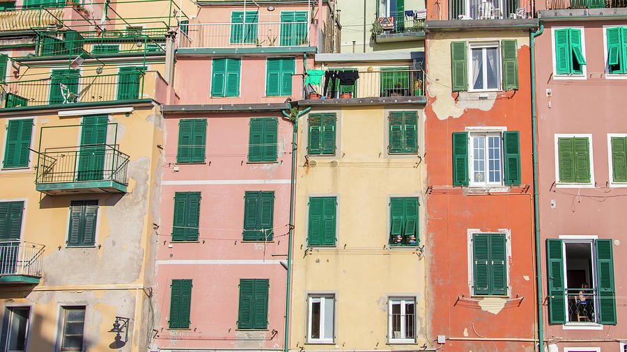 Room with a view Cinque Terre Italy  Photograph by John McGraw