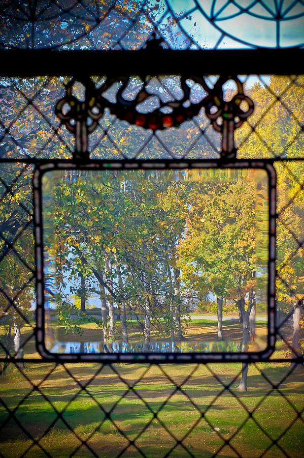 Room with a View - Tiffany Window  Photograph by Colleen Kammerer