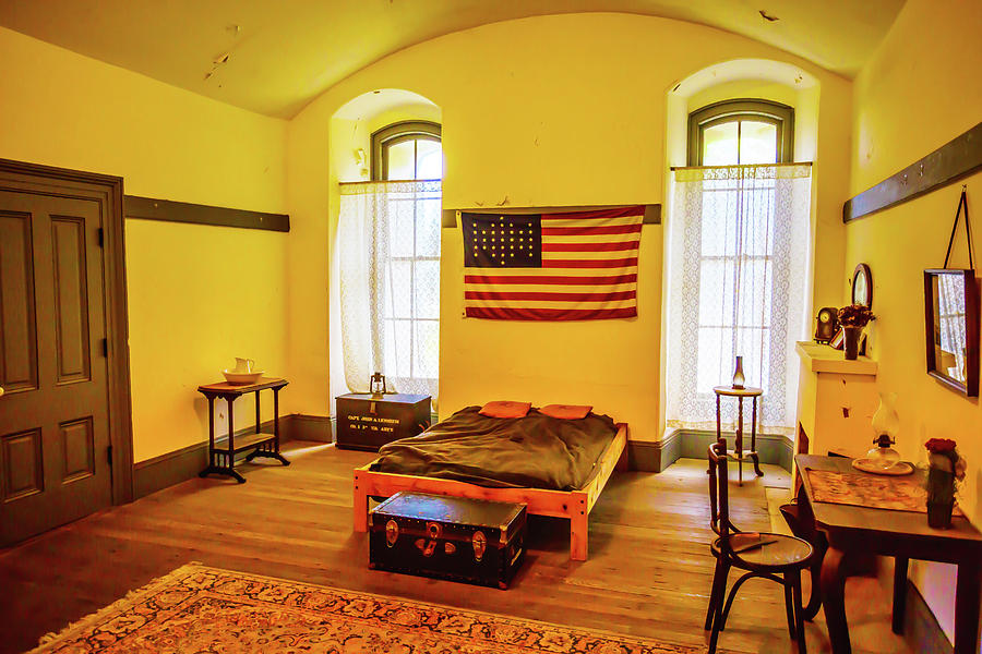 Room With American Flag Photograph by Garry Gay