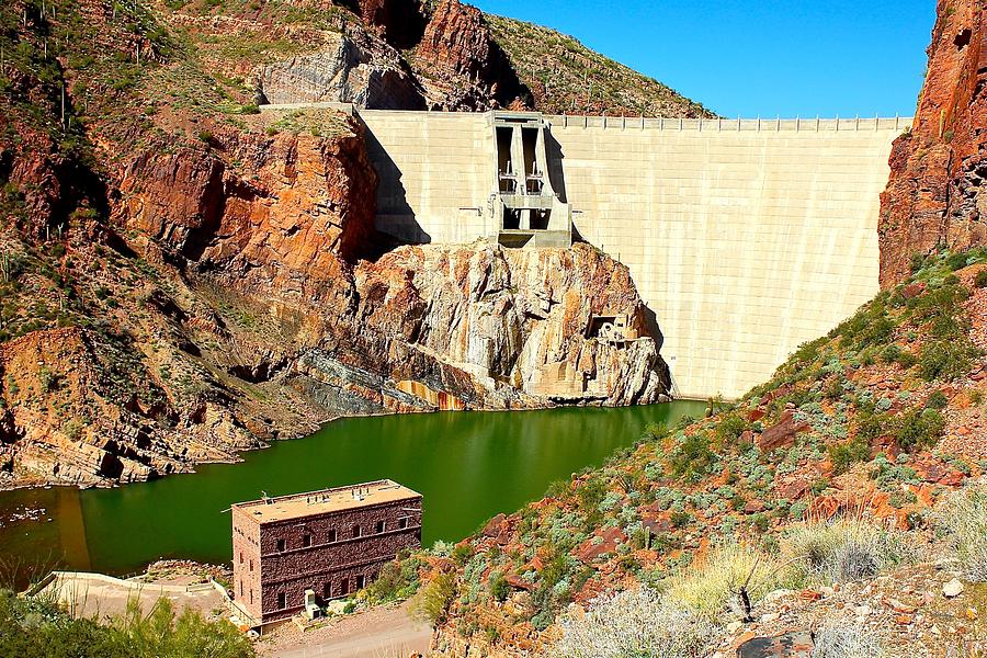 Roosevelt Dam - Arizona Photograph by Barbara Zahno